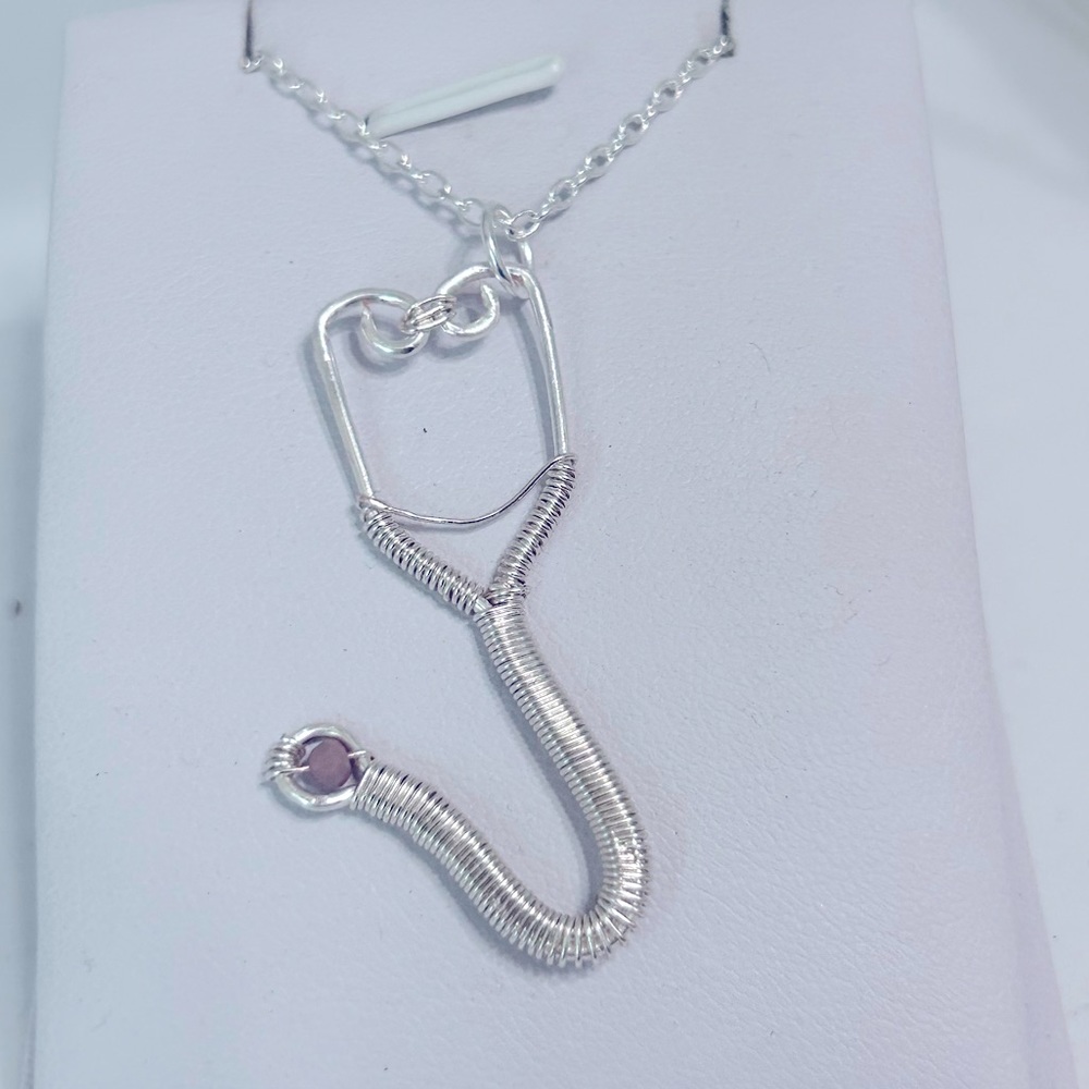 Handmade Stethoscope necklace